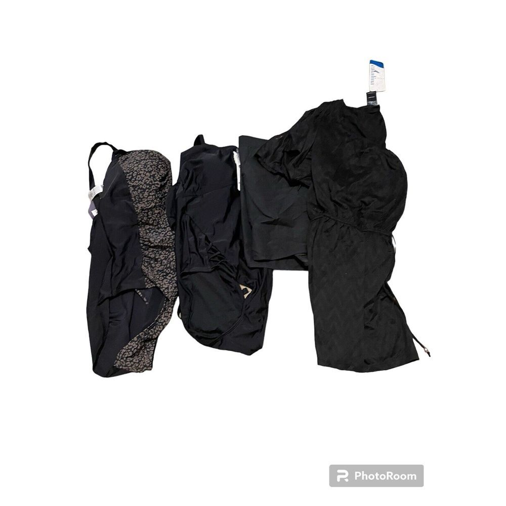 Exhilaration & Ava & Viv 1pc Swimsuits And‎ 2 Catalina Swim Cover Ups NWT Sz 20W